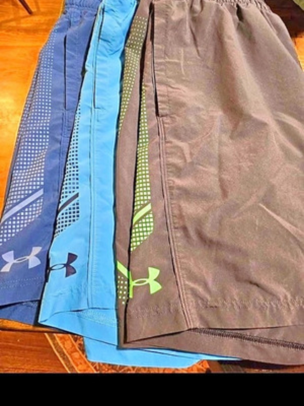 Under Armour Athletic Shorts Blue & Gray